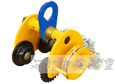 桃型单轨手拉小车